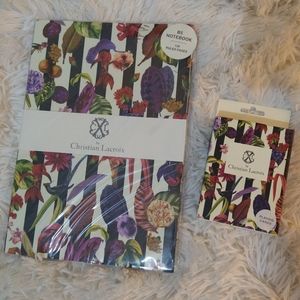 Christian Lacroix Notebook and Playing Cards bundle